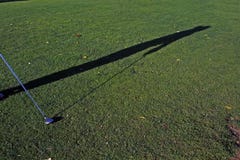 Golfer Shadow Stock Photos