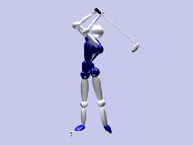 Golfer Vol 3 Royalty Free Stock Photo