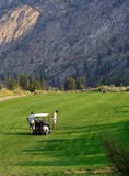 Golfeurs, Osoyoos, AVANT JÉSUS CHRIST, Canada images libres de droits Golfeurs, Osoyoos, AVANT JÉSUS CHRIST, Canada images libres de droits