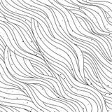 Golvend zwart-wit patroon stock illustratie Golvend zwart-wit patroon stock illustratie