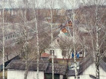 GOMEL, БЕЛАРУСЬ r деревня птиц-глаза стоковая фотография rf GOMEL, БЕЛАРУСЬ r деревня птиц-глаза стоковая фотография rf