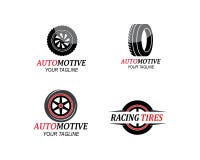 gomma, ruote del vectortemplate automobilistico di logo dell'icona illustrazione vettoriale gomma, ruote del vectortemplate automobilistico di logo dell'icona illustrazione vettoriale