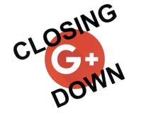 Google plus okrąg ikona z końcowymi puszków słowami royalty ilustracja Google plus okrąg ikona z końcowymi puszków słowami royalty ilustracja