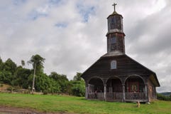 Gorgeous Colored And Wooden Churches, Chiloe Island, Chile Royalty Free Stock Photos Gorgeous Colored And Wooden Churches, Chiloe Island, Chile Royalty Free Stock Photos