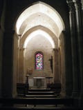 A gorgeous lit archway inside the Sacré-CÅ“ur, Paris stock image A gorgeous lit archway inside the Sacré-CÅ“ur, Paris stock image