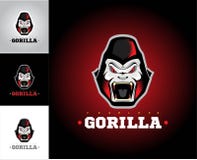 Gorille Gorilla Face Tête de gorille illustration de vecteur Gorille Gorilla Face Tête de gorille illustration de vecteur