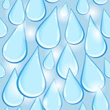Gota da água - teste padrão sem emenda ilustração stock Gota da água - teste padrão sem emenda ilustração stock