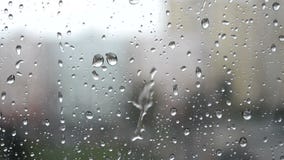 Gotas de agua sobre el vidrio Gotas de agua sobre el vidrio