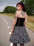 Gothic Girl Looking Back Stock Images