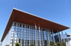 Governor George Deukmejian Courthouse Closeup Royalty Free Stock Photos Governor George Deukmejian Courthouse Closeup Royalty Free Stock Photos