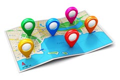 GPS navigation concept Royalty Free Stock Photo GPS navigation concept Royalty Free Stock Photo