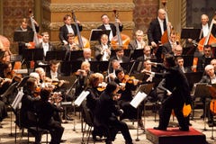 Het Orkest van de symfonie
