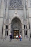 Grace Cathedral, San Francisco, de V.S. royalty-vrije stock foto's Grace Cathedral, San Francisco, de V.S. royalty-vrije stock foto's