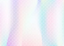 Gradient scale background with holographic mermaid. stock illustration Gradient scale background with holographic mermaid. stock illustration
