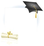 Graduation Cap and Diploma Page Layout