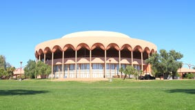 Frank Lloyd Wright: Gammage audytorium, Tempe, AZ obraz royalty free Frank Lloyd Wright: Gammage audytorium, Tempe, AZ obraz royalty free