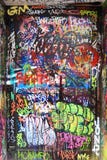 Graffiti on a door