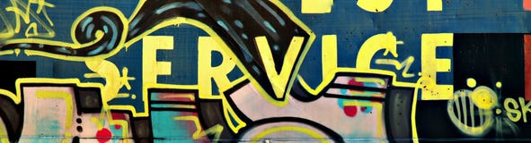 Graffiti Panorama Stock Photography Graffiti Panorama Stock Photography