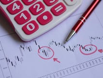 Grafico di riserva immagini stock