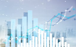 Grafiek op rijen van muntstukken voor bankwezen, financi?n op digitale effectenbeurs financi?le uitwisseling en handelgrafiek royalty-vrije illustratie Grafiek op rijen van muntstukken voor bankwezen, financi?n op digitale effectenbeurs financi?le uitwisseling en handelgrafiek royalty-vrije illustratie