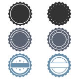 Grafisk symbolsupps?ttning f?r st?mplar stock illustrationer Grafisk symbolsupps?ttning f?r st?mplar stock illustrationer