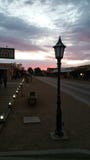 Grafsteen Arizona bij Zonsondergang stock afbeeldingen Grafsteen Arizona bij Zonsondergang stock afbeeldingen