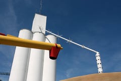 Grain Elevator Royalty Free Stock Images
