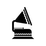 Gramophone icon vector sign and symbol isolated on white background, Gramophone logo concept stock illustration Gramophone icon vector sign and symbol isolated on white background, Gramophone logo concept stock illustration