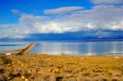 Gran Lago Salato fotografie stock Gran Lago Salato fotografie stock