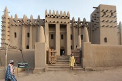 Gran mezquita de Djenne, Malí imagenes de archivo Gran mezquita de Djenne, Malí imagenes de archivo