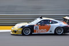 Gran Premio britannico 2015 di Porsche Supercup immagine stock libera da diritti Gran Premio britannico 2015 di Porsche Supercup immagine stock libera da diritti
