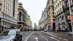 Gran Via - Madri stock image Gran Via - Madri stock image