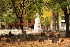 Granary Burying Ground, Boston Stock Photo