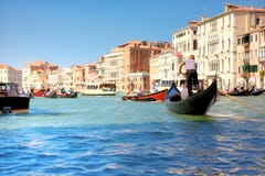 Grand Canal In Venice Italy Royalty Free Stock Photography Grand Canal In Venice Italy Royalty Free Stock Photography