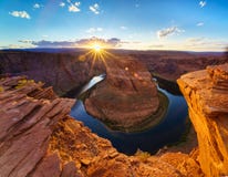 Grand Canyon with Colorado River, Located in Page, Arizona, USA royalty free stock photos Grand Canyon with Colorado River, Located in Page, Arizona, USA royalty free stock photos