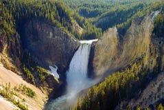 Grand Canyon Of The Yellowstone National Park Stock Photography