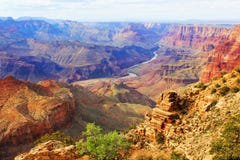 Grand Canyon. USA, Arizona. Panoramic Great View Stock Images Grand Canyon. USA, Arizona. Panoramic Great View Stock Images