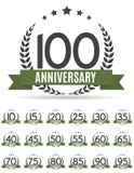 Grand ensemble de collection de calibre Logo Anniversary Vector Illustrat illustration stock Grand ensemble de collection de calibre Logo Anniversary Vector Illustrat illustration stock