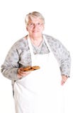 Grand-maman dans la cuisine photographie stock libre de droits Grand-maman dans la cuisine photographie stock libre de droits