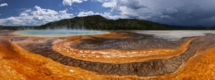 Grand Prismatic Hot Spring- Yellowstone Stock Images Grand Prismatic Hot Spring- Yellowstone Stock Images