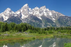 The Grand Tetons in Wyoming royalty free stock image The Grand Tetons in Wyoming royalty free stock image
