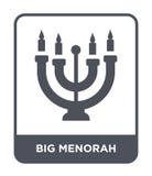 grande icona del menorah nello stile d'avanguardia di progettazione grande icona del menorah isolata su fondo bianco grande icona illustrazione di stock grande icona del menorah nello stile d'avanguardia di progettazione grande icona del menorah isolata su fondo bianco grande icona illustrazione di stock