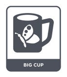 grande icona della tazza nello stile d'avanguardia di progettazione grande icona della tazza isolata su fondo bianco simbolo pian royalty illustrazione gratis grande icona della tazza nello stile d'avanguardia di progettazione grande icona della tazza isolata su fondo bianco simbolo pian royalty illustrazione gratis