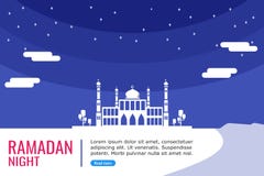 Grande moschea per la preghiera musulmana royalty illustrazione gratis Grande moschea per la preghiera musulmana royalty illustrazione gratis
