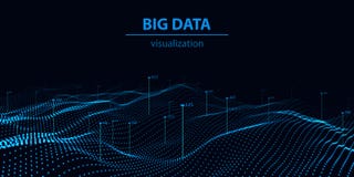 Grande visualisation 3d de donn?es Vague de technologie Repr?sentation d'Analytics Fond abstrait color? illustration de vecteur Grande visualisation 3d de donn?es Vague de technologie Repr?sentation d'Analytics Fond abstrait color? illustration de vecteur