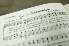 Grande é Thy fidelidade Christian Worship Hymn por Thomas Chisholm fotos de stock royalty free Grande é Thy fidelidade Christian Worship Hymn por Thomas Chisholm fotos de stock royalty free
