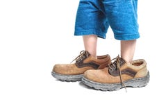 Grandes chaussures photo libre de droits Grandes chaussures photo libre de droits
