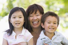 Grandmother laughing with grandchildren royalty free stock photo Grandmother laughing with grandchildren royalty free stock photo