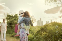 Grandparents and Child. stock image Grandparents and Child. stock image