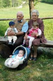 Grandparents with grandchildren